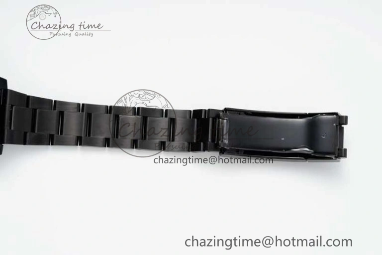 Flexible Submariner Blaken PVD Green Ceramic APSF 1:1 Best Edition on PVD Bracelet VR 2377