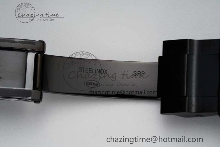 Flexible Submariner Blaken PVD Green Ceramic APSF 1:1 Best Edition on PVD Bracelet VR 2377