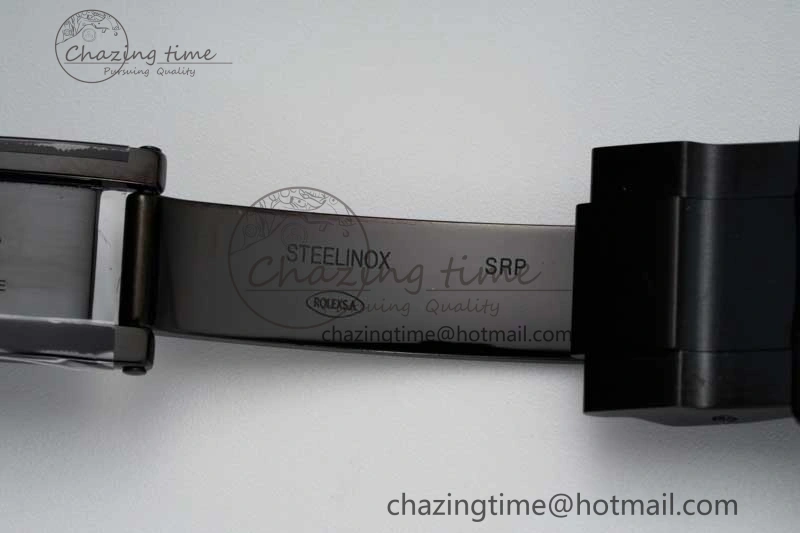 Flexible Submariner Blaken PVD Green Ceramic APSF 1:1 Best Edition on PVD Bracelet VR 2377
