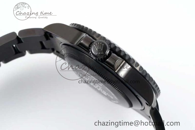 Flexible Submariner Blaken PVD Green Ceramic APSF 1:1 Best Edition on PVD Bracelet VR 2377