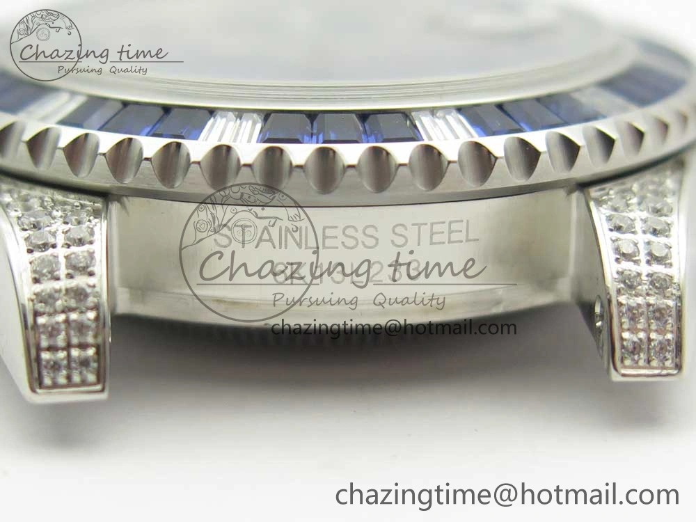 Submariner Blue Diamond Bezel SS GSF Best Edition Blue Dial On SS Bracelet A WaterResistant 3269