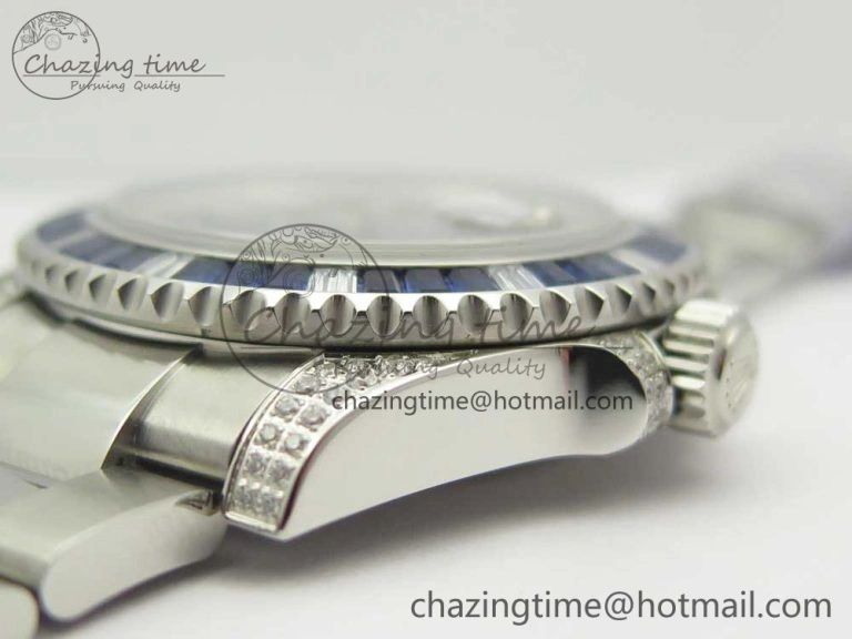 Submariner Blue Diamond Bezel SS GSF Best Edition Blue Dial On SS Bracelet A WaterResistant 3269