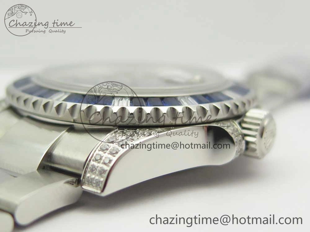 Submariner Blue Diamond Bezel SS GSF Best Edition Blue Dial On SS Bracelet A WaterResistant 3269