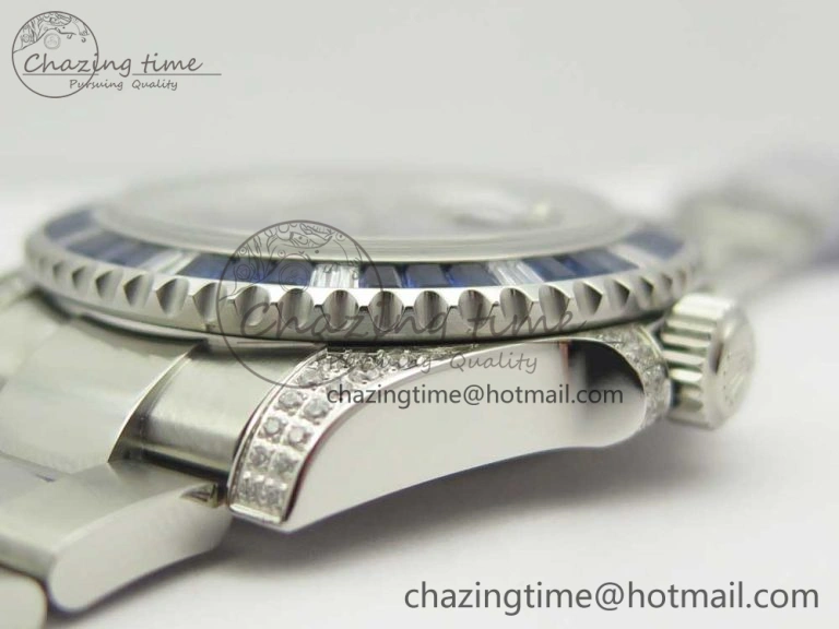 Submariner Blue Diamond Bezel SS GSF Best Edition Blue Dial On SS Bracelet A WaterResistant 3269