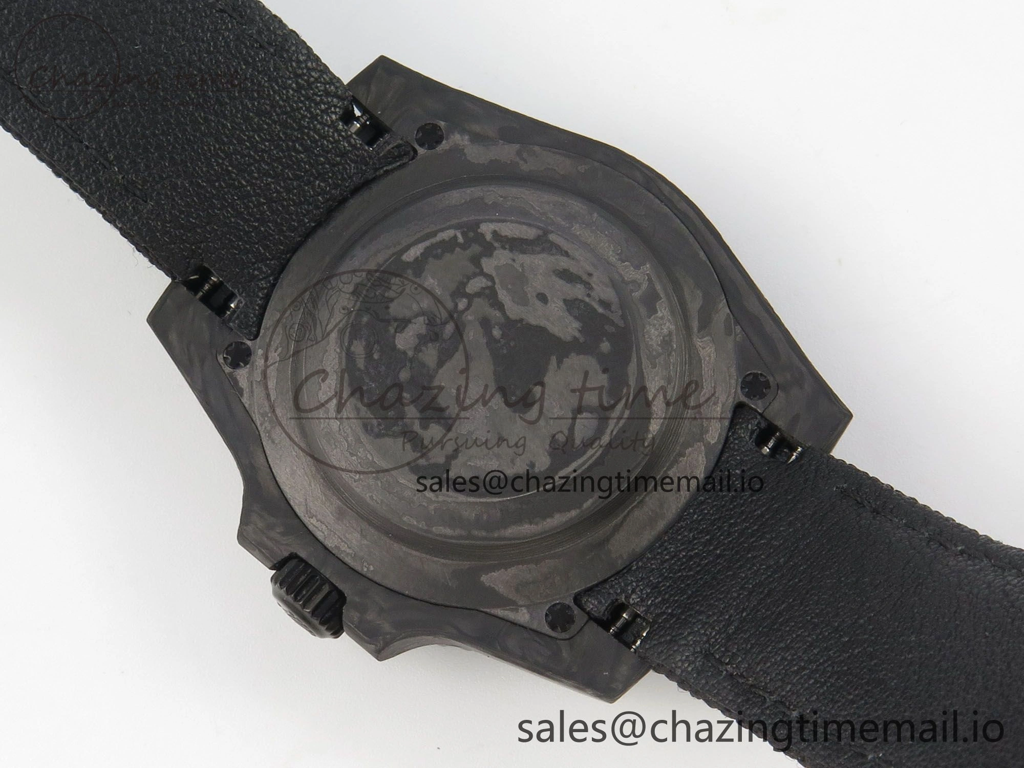 Submariner DIW Black Carbon MPF Best Edition Orange Dial On Black Nylon Strap SA EasyMatch 315
