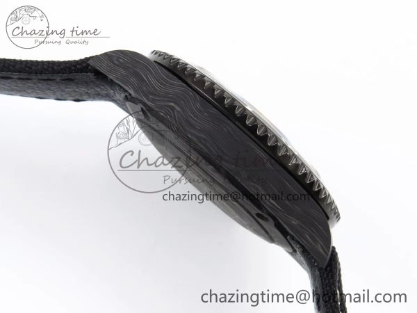 Submariner DIW Carbon IPKF 1:1 Best Edition Black White Dial on Black Nylon Strap VR Affordable 1652