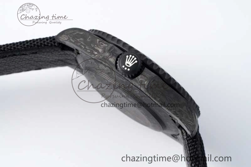 HighPerformance Submariner DIW Carbon VSF 1:1 Best Edition Black Blue Dial on Black Nylon Strap VS 2169
