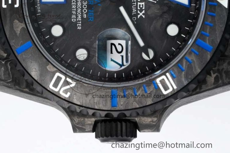 HighPerformance Submariner DIW Carbon VSF 1:1 Best Edition Black Blue Dial on Black Nylon Strap VS 2169