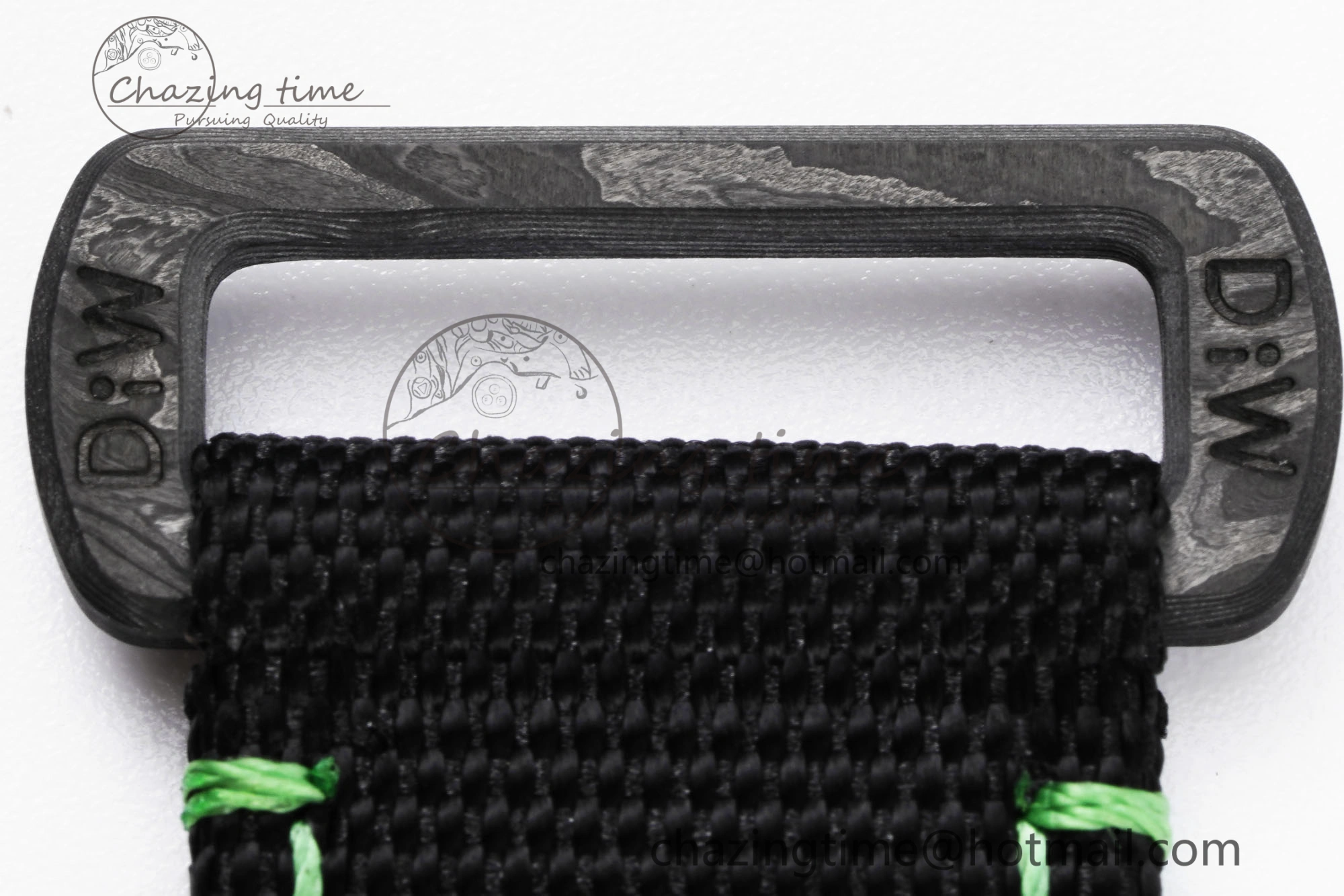 HighQuality Submariner DIW Carbon VSF 1:1 Best Edition Black Green Dial on Black Nylon Strap VS 2094