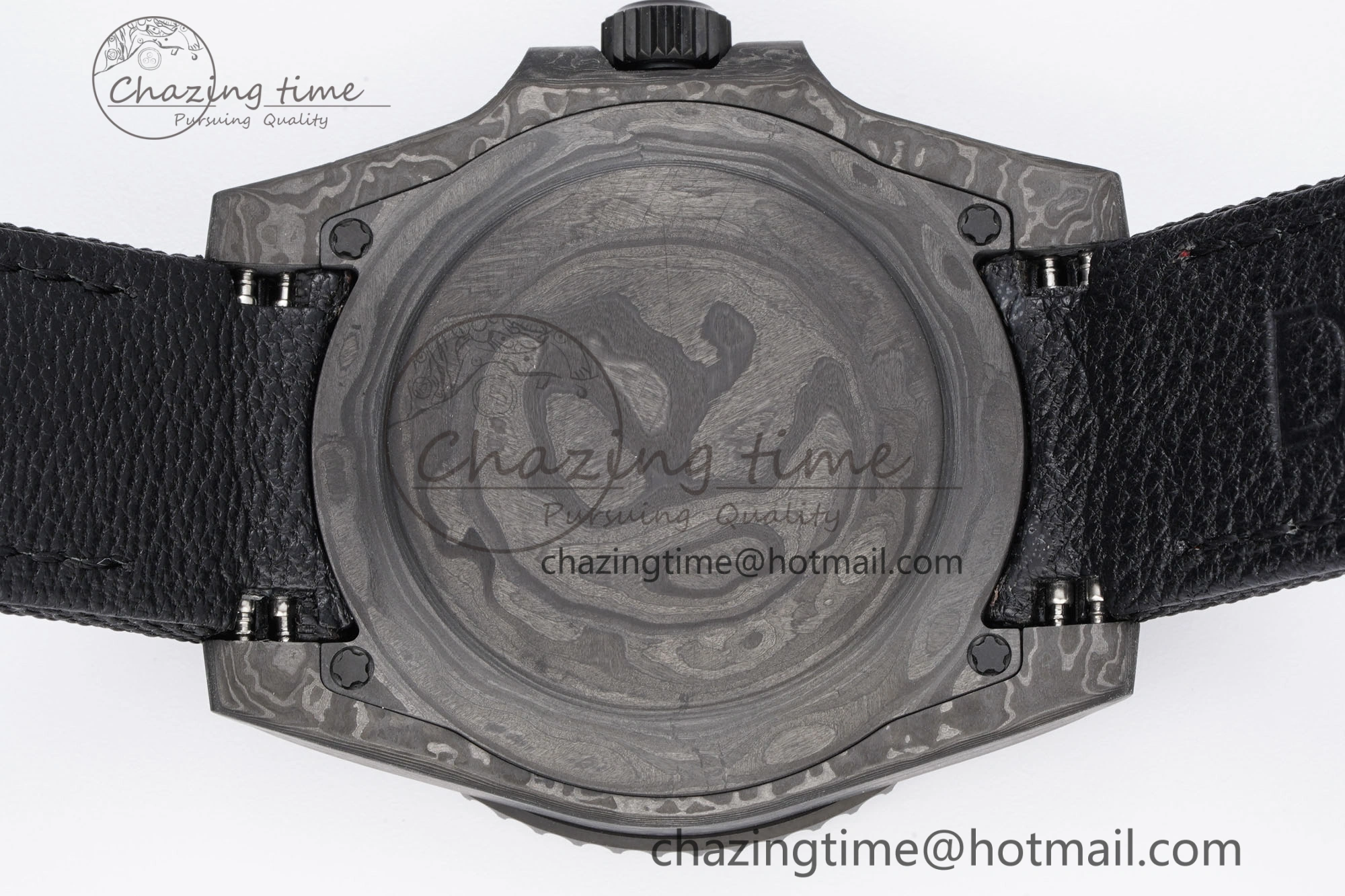 FashionForward Submariner DIW Carbon VSF 1:1 Best Edition Black Red Dial on Black Nylon Strap VS 2095