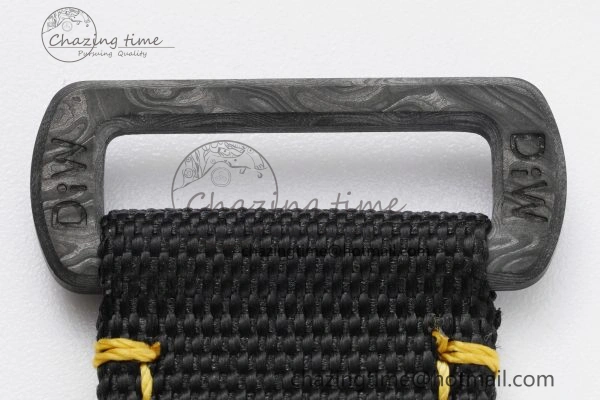Colorful Submariner DIW Carbon VSF 1:1 Best Edition Black Yellow Dial on Black Nylon Strap VS 2093