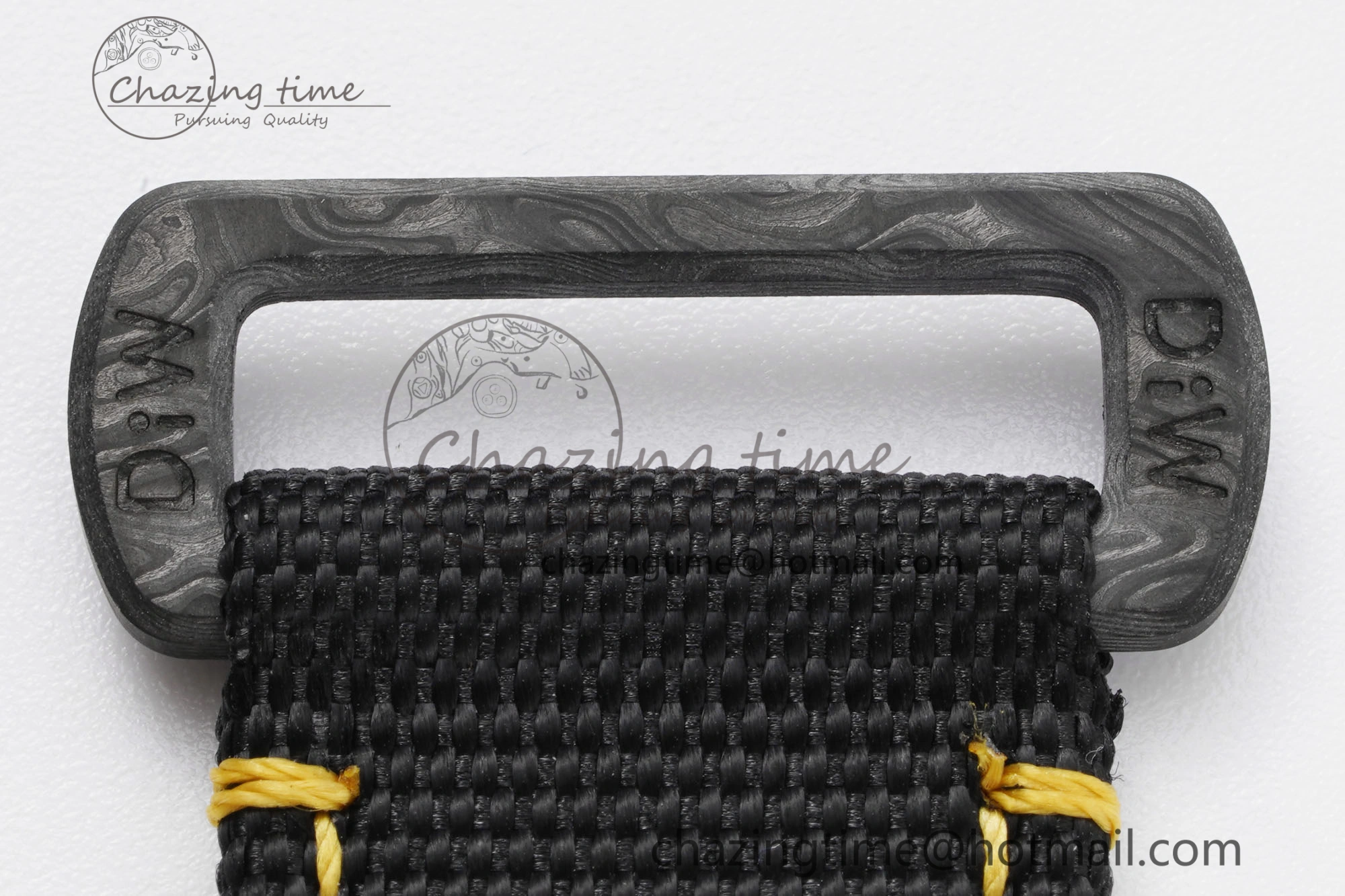 Colorful Submariner DIW Carbon VSF 1:1 Best Edition Black Yellow Dial on Black Nylon Strap VS 2093