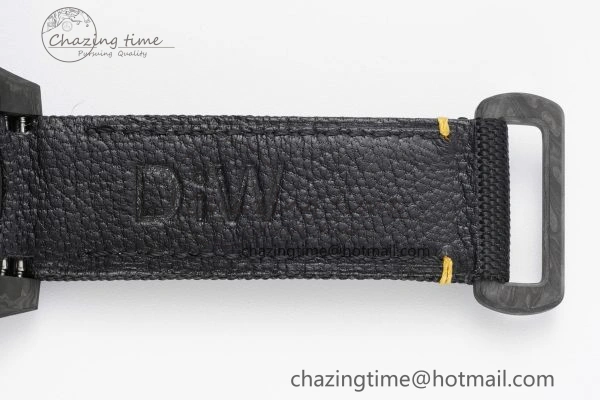 Colorful Submariner DIW Carbon VSF 1:1 Best Edition Black Yellow Dial on Black Nylon Strap VS 2093