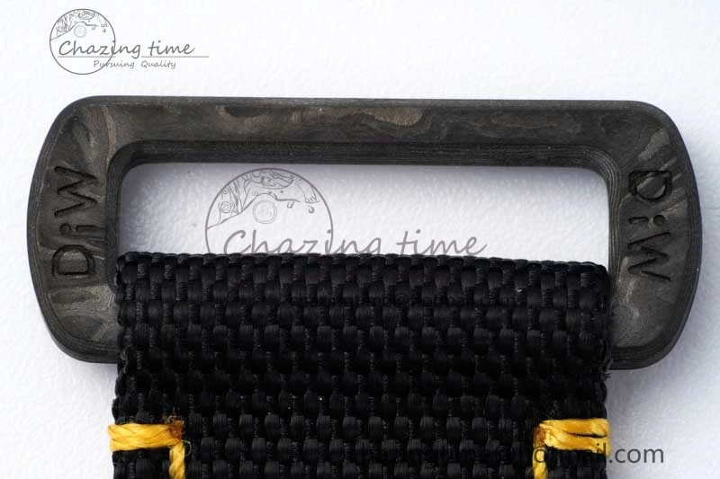 Minimalist Submariner DIW Carbon VSF 1:1 Best Edition Black Yellow Dial on Black Nylon Strap VS 2168