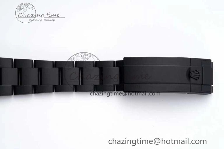 Effortless Submariner DIW DLC Sandblasted VSF 1:1 Best Edition Black Blue Dial on DLC Bracelet VS 2054