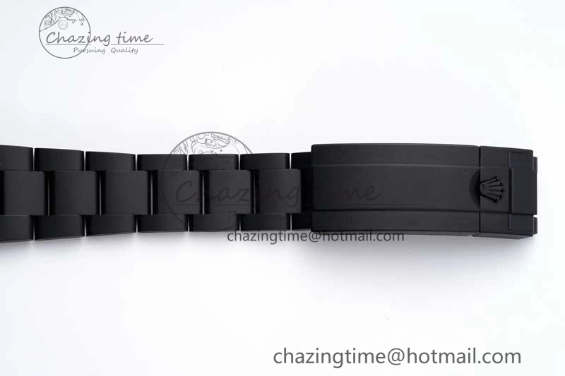 Effortless Submariner DIW DLC Sandblasted VSF 1:1 Best Edition Black Blue Dial on DLC Bracelet VS 2054