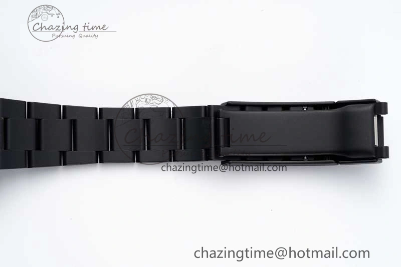 Effortless Submariner DIW DLC Sandblasted VSF 1:1 Best Edition Black Blue Dial on DLC Bracelet VS 2054