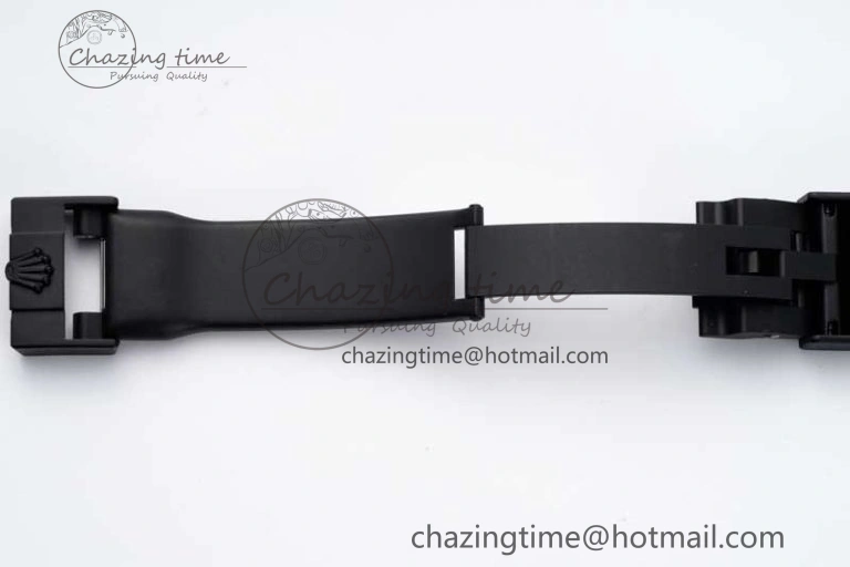Effortless Submariner DIW DLC Sandblasted VSF 1:1 Best Edition Black Blue Dial on DLC Bracelet VS 2054