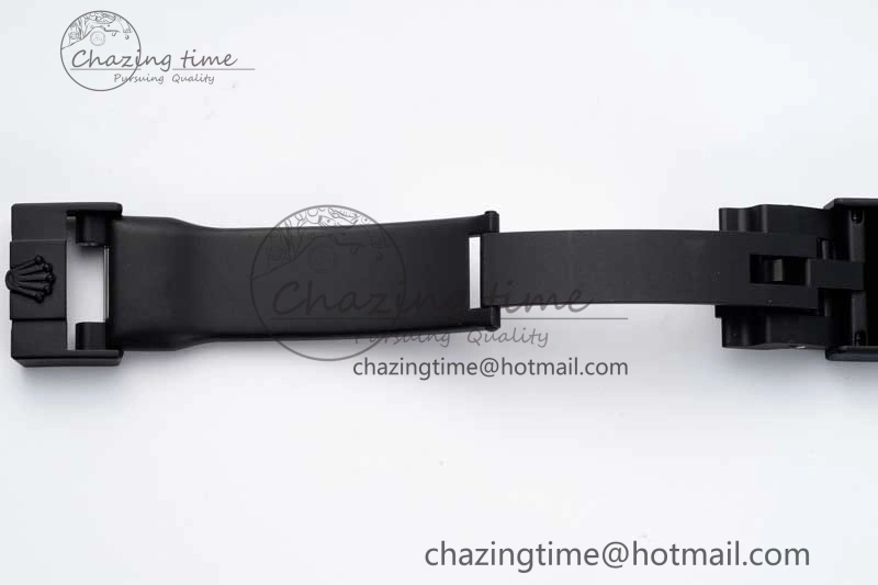 Effortless Submariner DIW DLC Sandblasted VSF 1:1 Best Edition Black Blue Dial on DLC Bracelet VS 2054