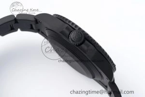 Submariner DIW DLC VSF 1:1 Best Edition Black Orange Dial on DLC Bracelet VS Classic 1824