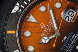 Submariner DIW DLC VSF 1:1 Best Edition Black Orange Dial on DLC Bracelet VS Classic 1824