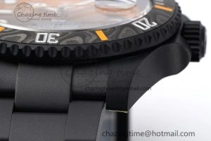 Submariner DIW DLC VSF 1:1 Best Edition Black Orange Dial on DLC Bracelet VS Classic 1824