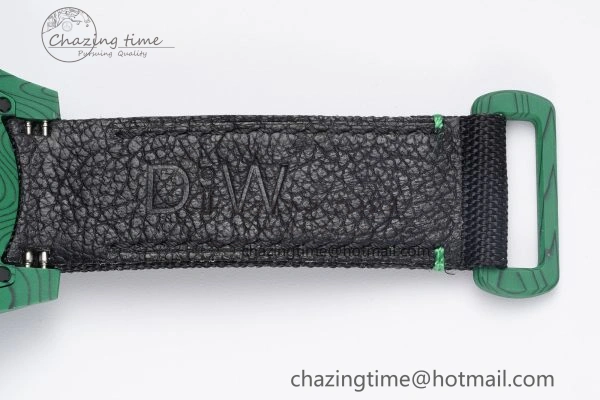 Submariner DIW Green Carbon VSF 1:1 Best Edition Black Dial on Black Nylon Strap VS Cozy 2070