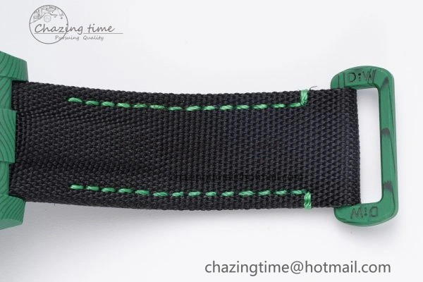 Submariner DIW Green Carbon VSF 1:1 Best Edition Black Dial on Black Nylon Strap VS Cozy 2070