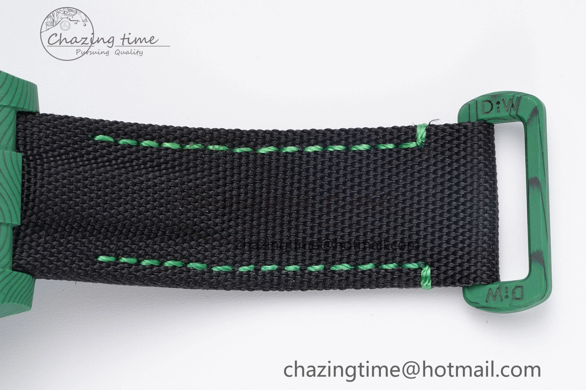 Submariner DIW Green Carbon VSF 1:1 Best Edition Black Dial on Black Nylon Strap VS Cozy 2070