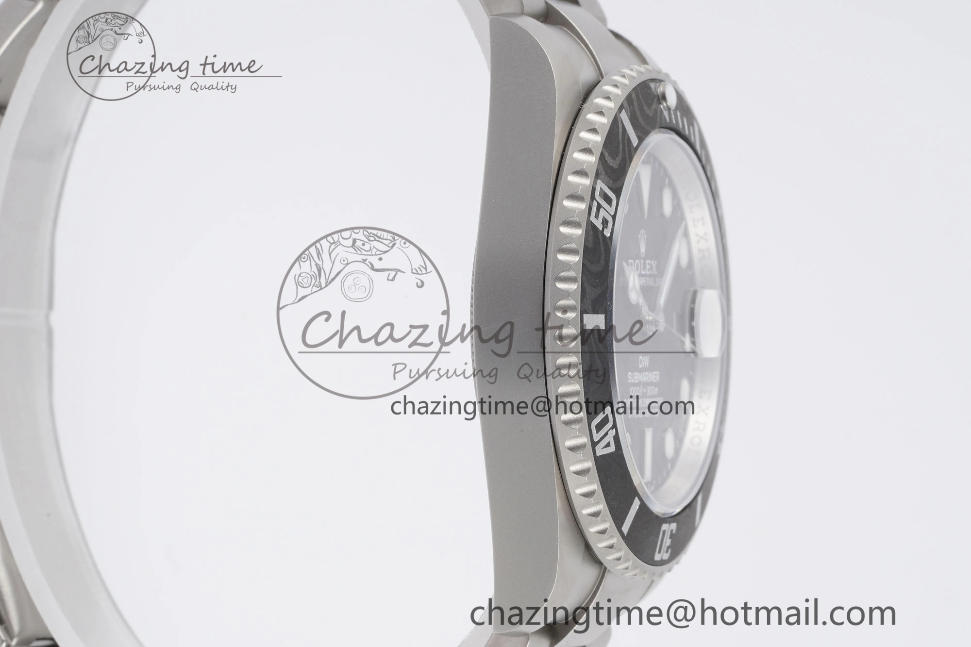 Submariner DIW Sandblasted VSF 1:1 Best Edition Black Carbon Dial on SS Bracelet VS Trendsetting 2071