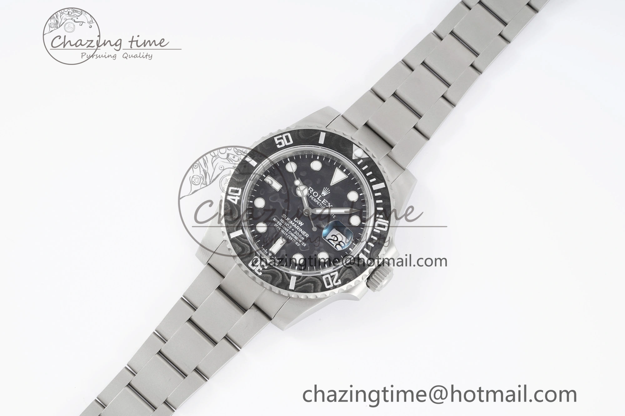 Submariner DIW Sandblasted VSF 1:1 Best Edition Black Carbon Dial on SS Bracelet VS Trendsetting 2071