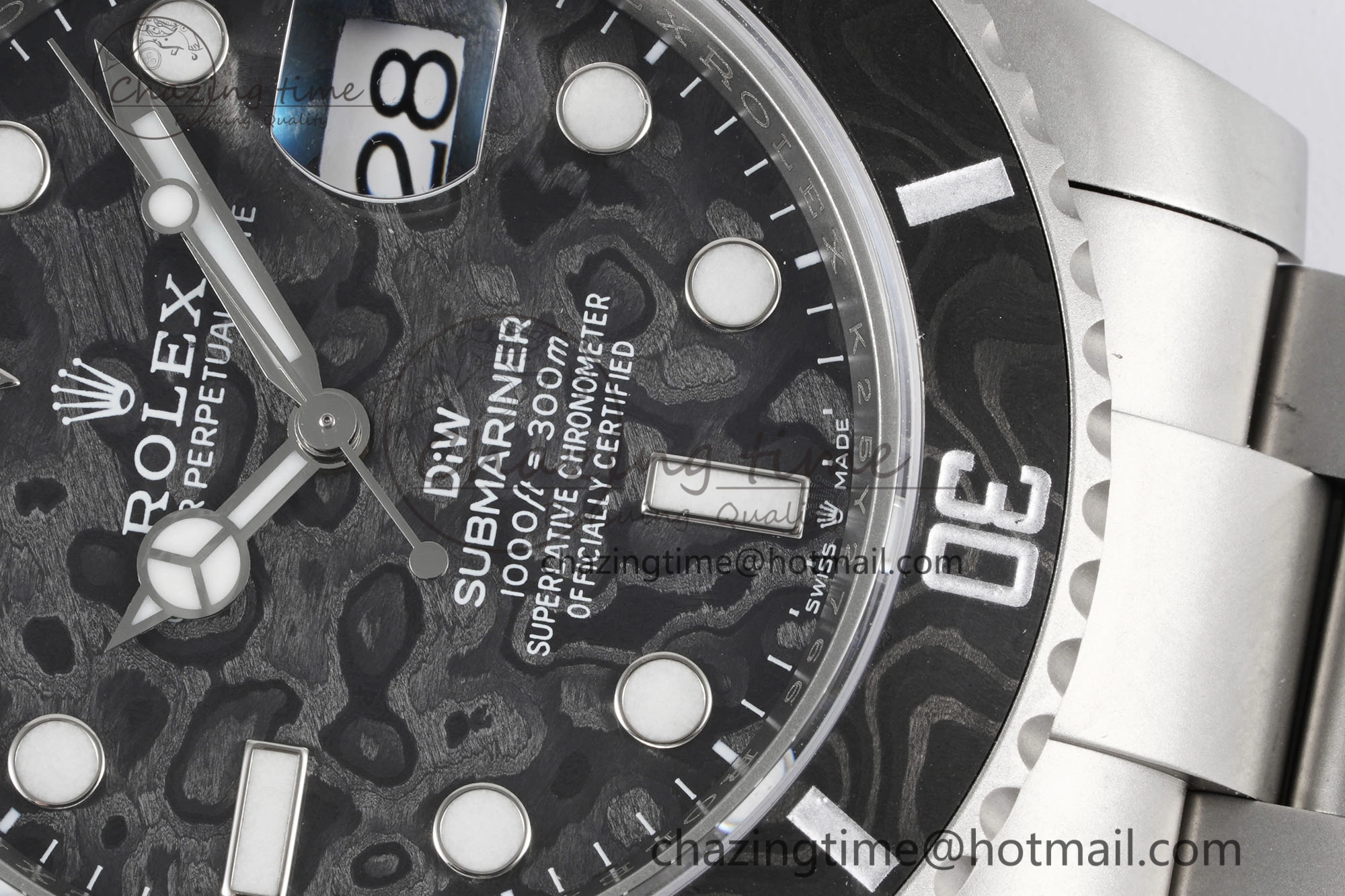 Submariner DIW Sandblasted VSF 1:1 Best Edition Black Carbon Dial on SS Bracelet VS Trendsetting 2071