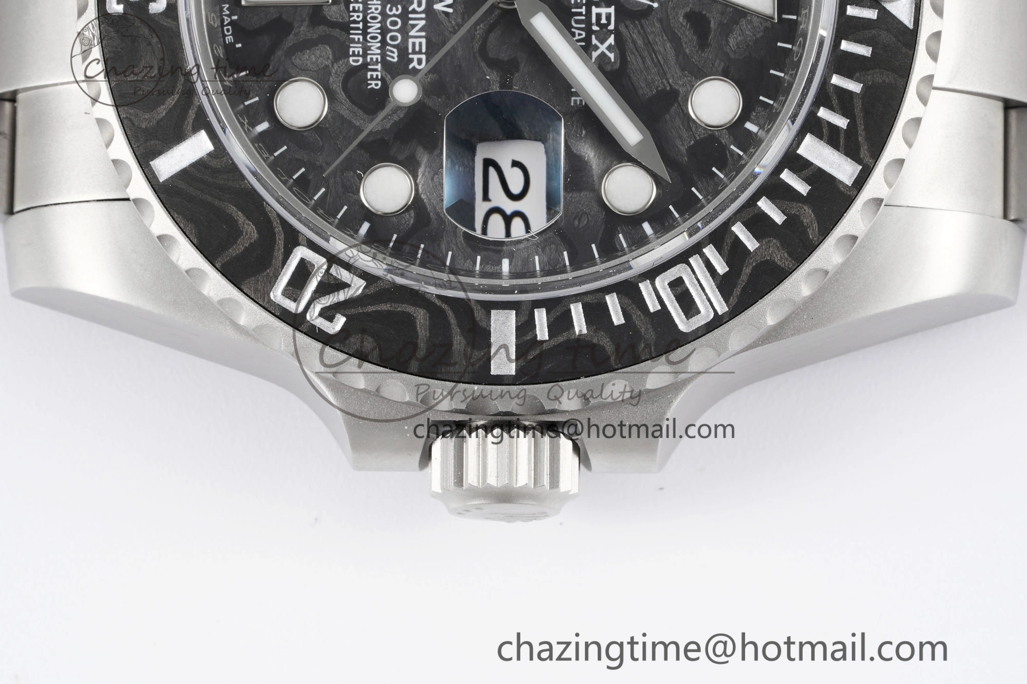 Submariner DIW Sandblasted VSF 1:1 Best Edition Black Carbon Dial on SS Bracelet VS Trendsetting 2071