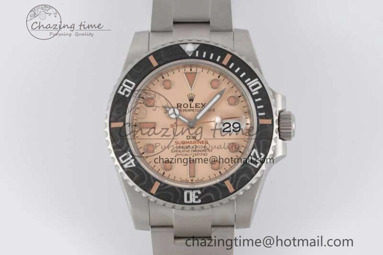 Neat Submariner DIW Sandblasted VSF 1:1 Best Edition Brown Dial on SS Bracelet VS 2059