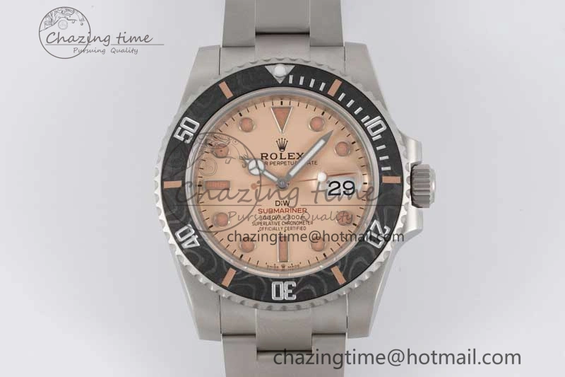Neat Submariner DIW Sandblasted VSF 1:1 Best Edition Brown Dial on SS Bracelet VS 2059