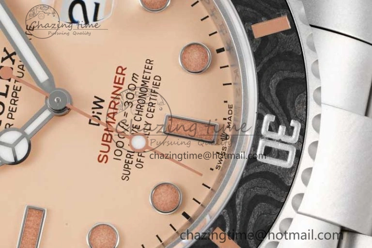Neat Submariner DIW Sandblasted VSF 1:1 Best Edition Brown Dial on SS Bracelet VS 2059