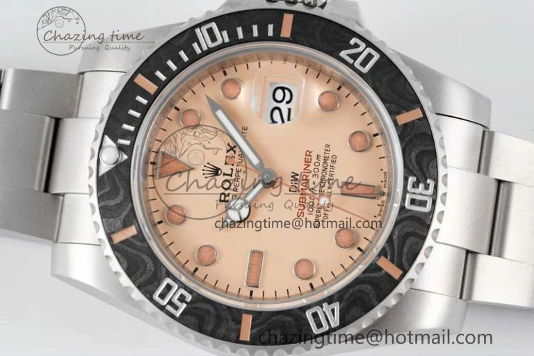 Neat Submariner DIW Sandblasted VSF 1:1 Best Edition Brown Dial on SS Bracelet VS 2059