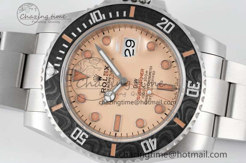 Neat Submariner DIW Sandblasted VSF 1:1 Best Edition Brown Dial on SS Bracelet VS 2059