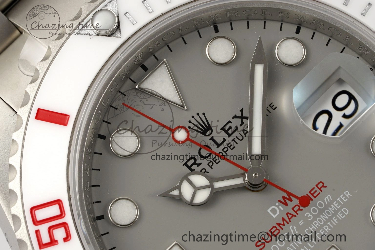 TimelessDesign Submariner DIW Sandblasted VSF 1:1 Best Edition Gray Dial White Ceramic Bezel on SS Bracelet VS 1952
