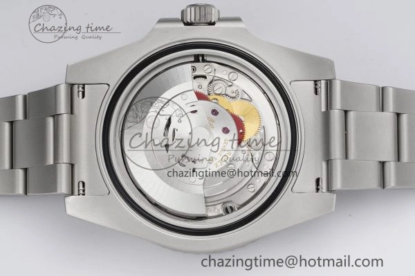 EyeCatching Submariner DIW Sandblasted VSF 1:1 Best Edition Orange Ceramic Bezel Orange Black Dial on SS Bracelet VS 2053