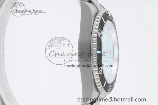 Stretchable Submariner DIW Sandblasted VSF 1:1 Best Edition Tiffany Blue Dial on SS Bracelet VS 2068