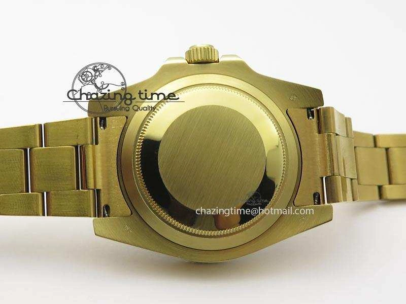 Submariner Full Gold Black Dial Diamond BP Best Edition Swiss ETA Popular 3935