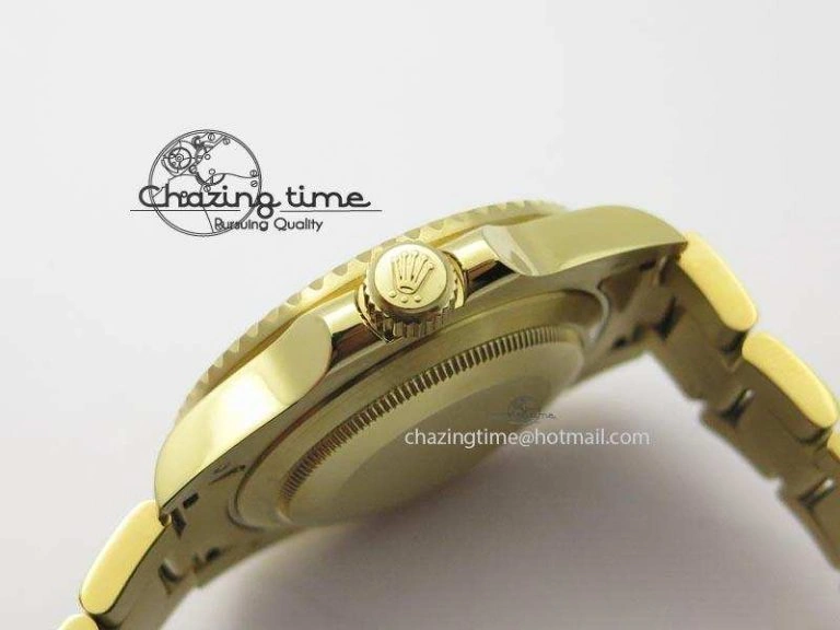 Trendsetting Submariner Full Gold Blue Dial BP Best Edition Swiss ETA 3931