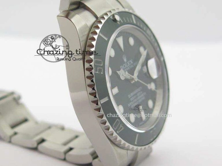 Classic Submariner LV SS SS Green Dial BP Maker Best Edition Swiss ETA 3927