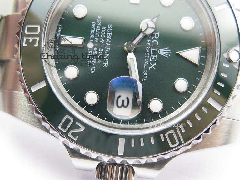 Classic Submariner LV SS SS Green Dial BP Maker Best Edition Swiss ETA 3927