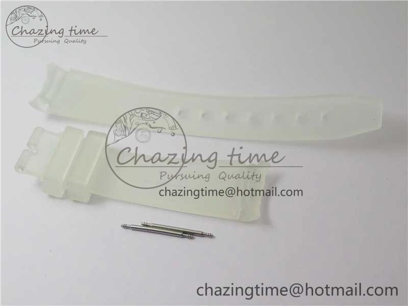 StreetReady Submariner Phantomlab Transparent 3AF Best Edition Black Dial on White Rubber Strap VR 2623
