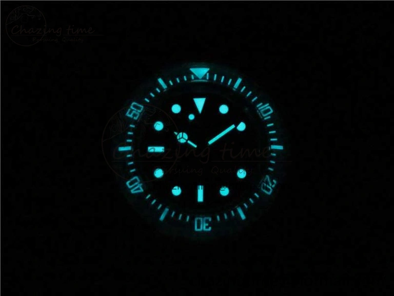 AllSeason Submariner Phantomlab Transparent 3AF Best Edition Blue Space Dial on White Rubber Strap VR 2618