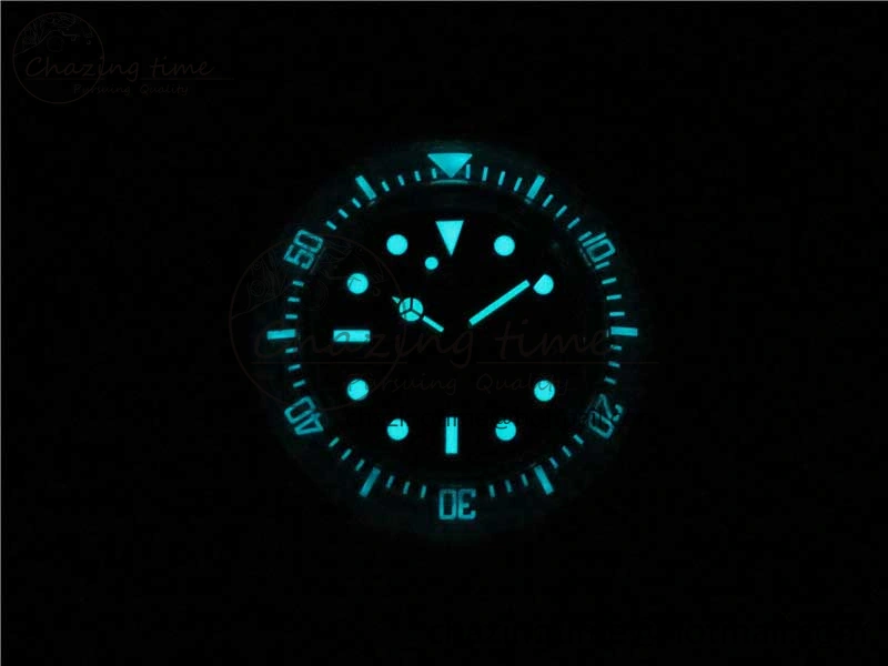 AllSeason Submariner Phantomlab Transparent 3AF Best Edition Blue Space Dial on White Rubber Strap VR 2618