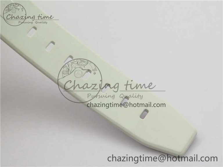 Submariner Phantomlab Transparent 3AF Best Edition Light Blue Dial on White Rubber Strap VR MoistureWicking 2619