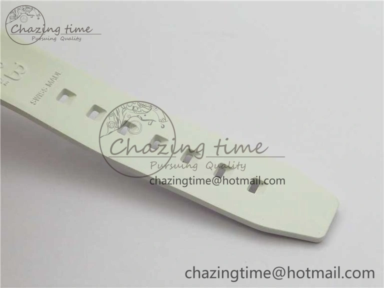Submariner Phantomlab Transparent 3AF Best Edition Light Blue Dial on White Rubber Strap VR MoistureWicking 2619